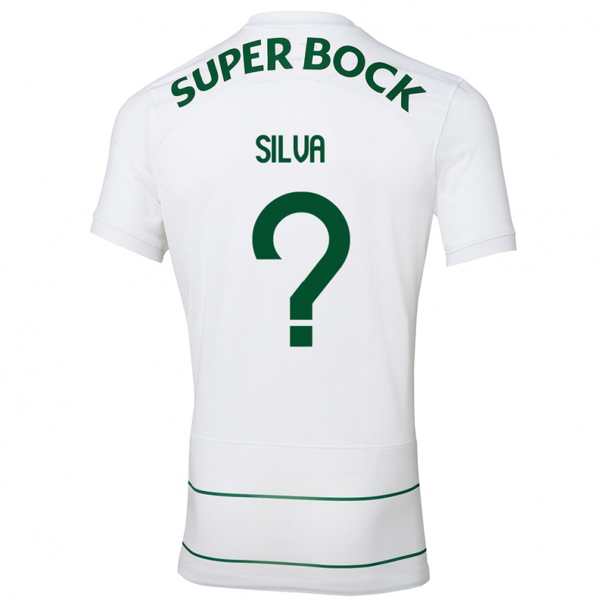 Niño Fútbol Camiseta Guilherme Silva #0 Blanco 2ª Equipación 2023/24