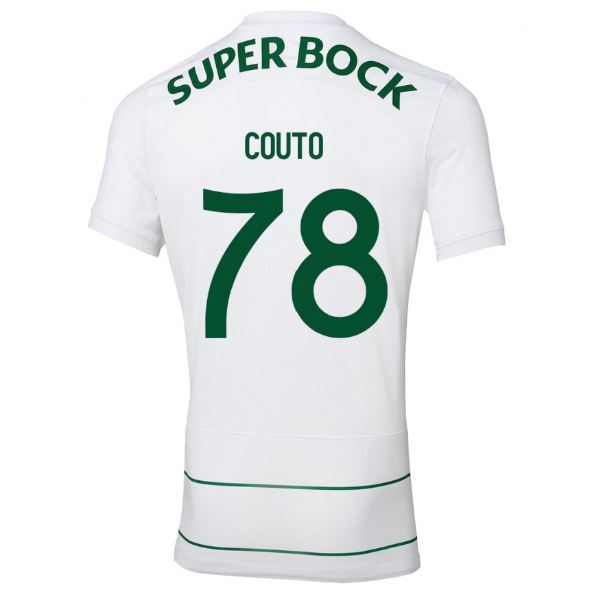 Niño Fútbol Camiseta Mauro Couto #78 Blanco 2ª Equipación 2023/24