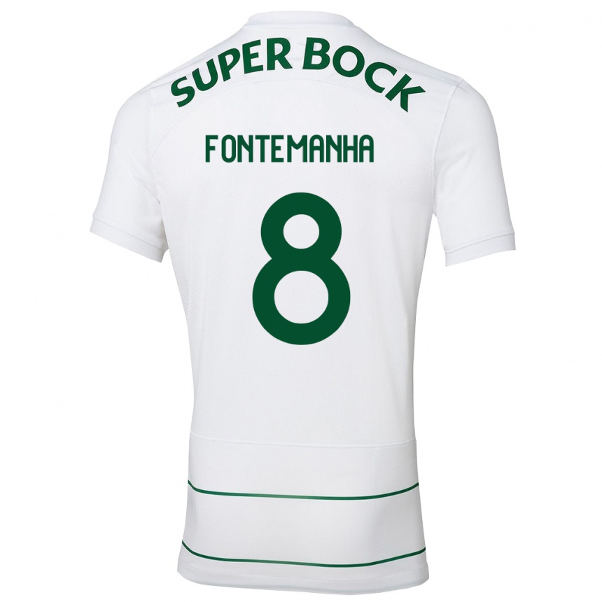 Niño Fútbol Camiseta Rita Fontemanha #8 Blanco 2ª Equipación 2023/24