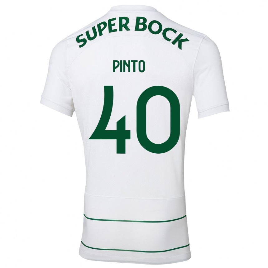 Niño Fútbol Camiseta Rita Pinto De Almeida #40 Blanco 2ª Equipación 2023/24