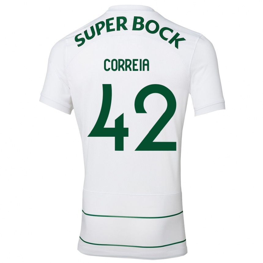 Niño Fútbol Camiseta Leonete Maísa Nozerand Correia #42 Blanco 2ª Equipación 2023/24