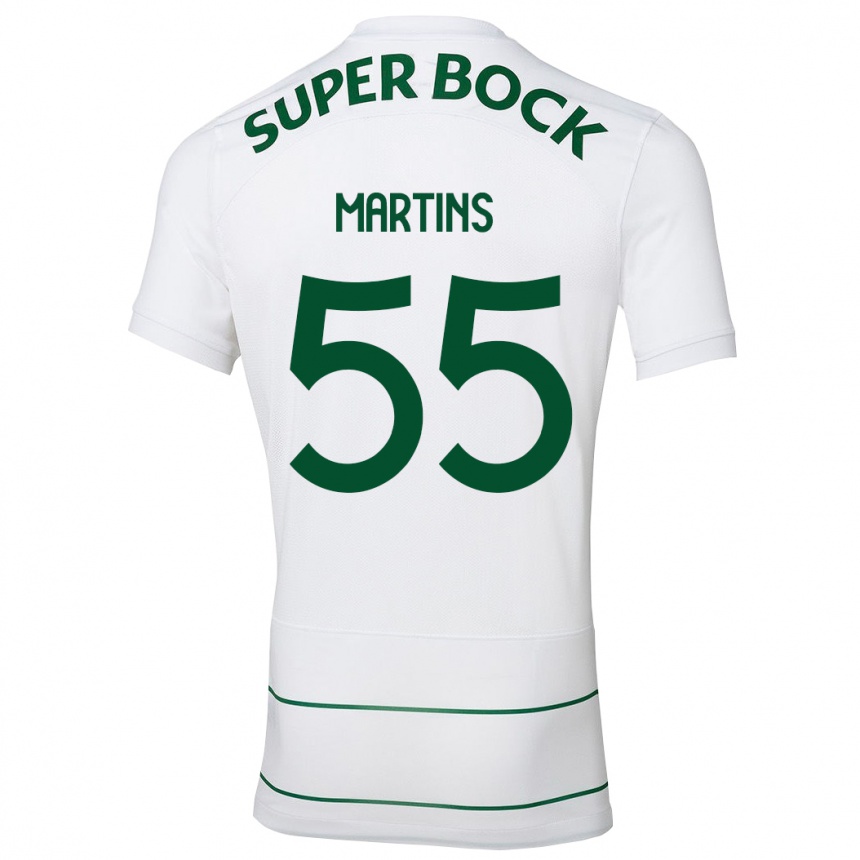 Niño Fútbol Camiseta Carolina Martins #55 Blanco 2ª Equipación 2023/24