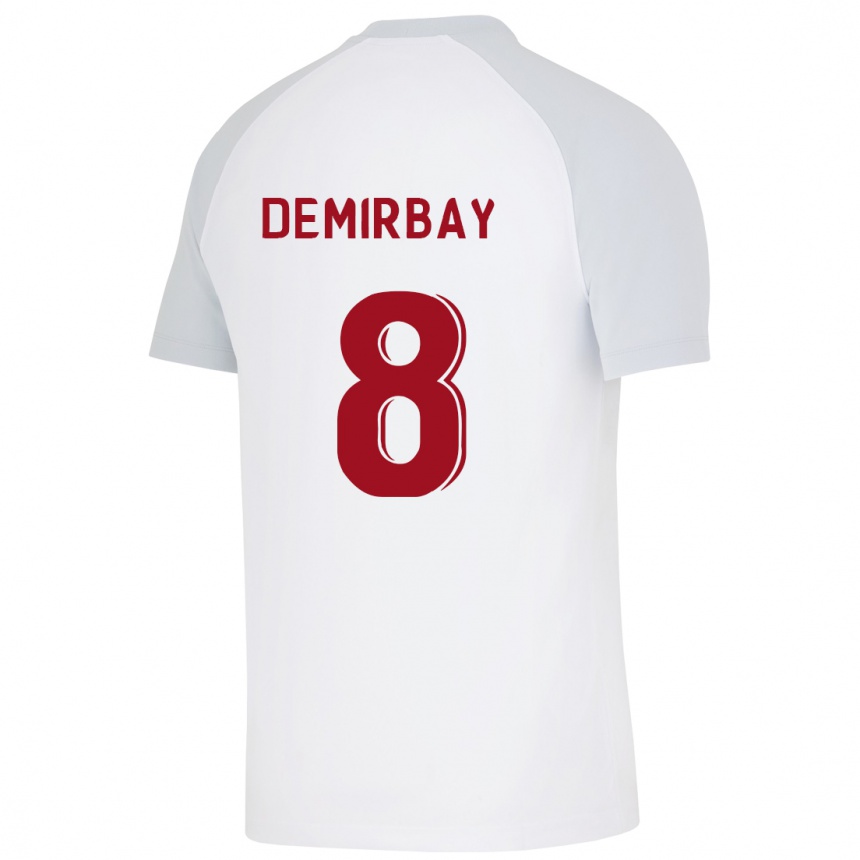 Niño Fútbol Camiseta Kerem Demirbay #8 Blanco 2ª Equipación 2023/24