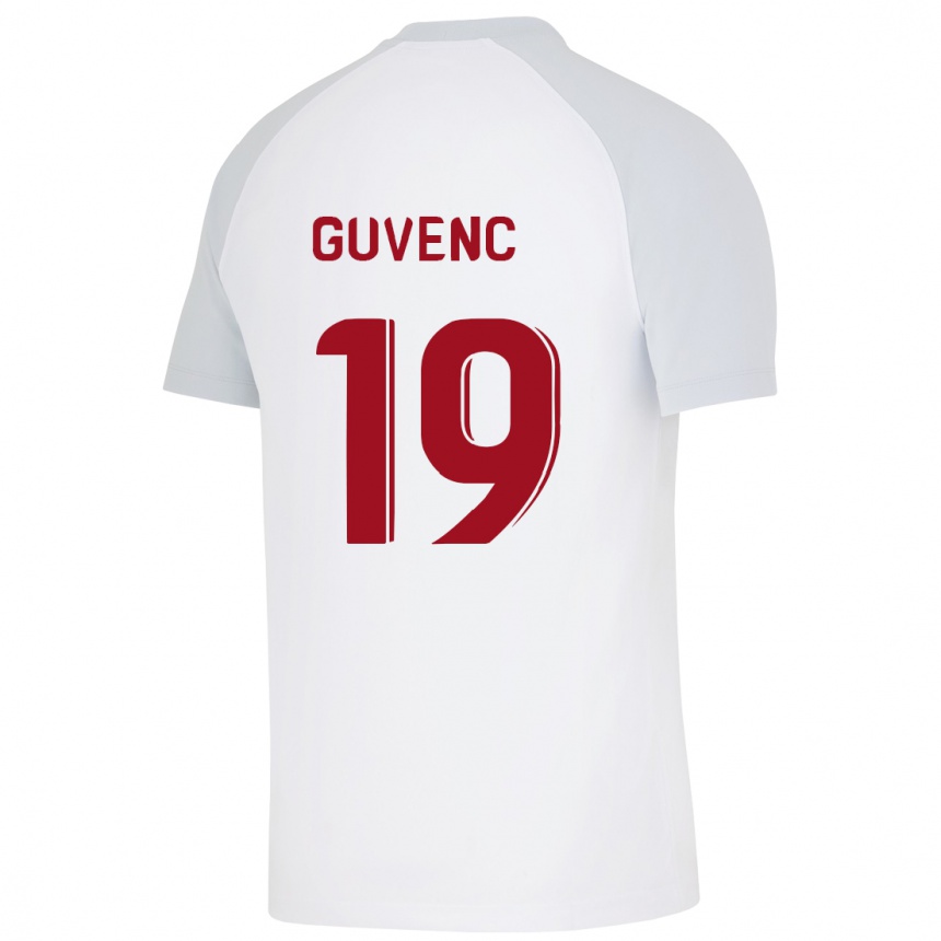 Niño Fútbol Camiseta Günay Güvenç #19 Blanco 2ª Equipación 2023/24