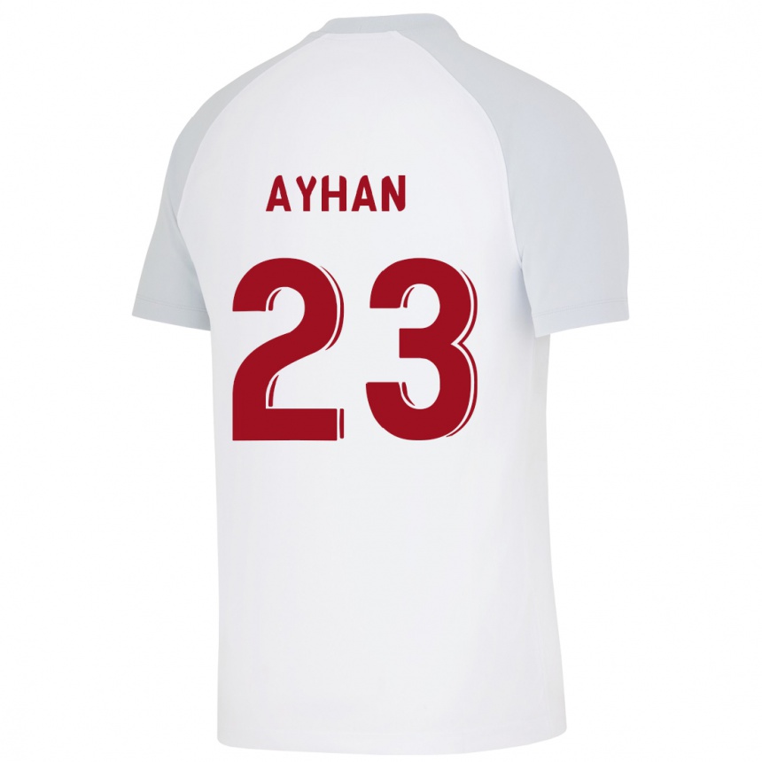 Niño Fútbol Camiseta Kaan Ayhan #23 Blanco 2ª Equipación 2023/24