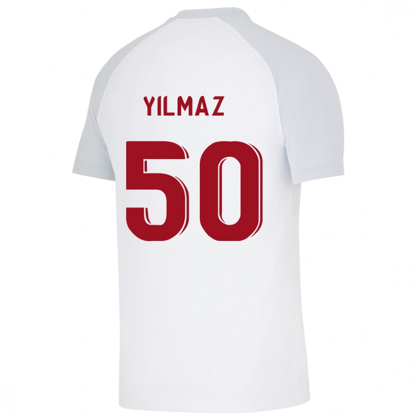 Niño Fútbol Camiseta Jankat Yılmaz #50 Blanco 2ª Equipación 2023/24