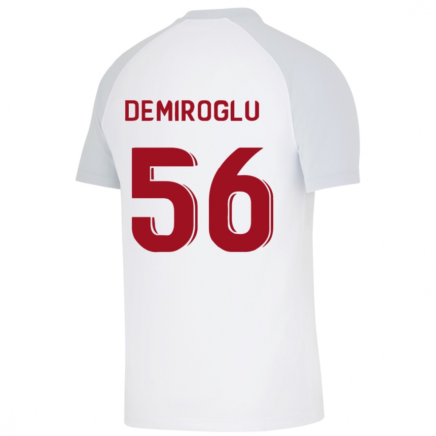 Niño Fútbol Camiseta Baran Demiroğlu #56 Blanco 2ª Equipación 2023/24