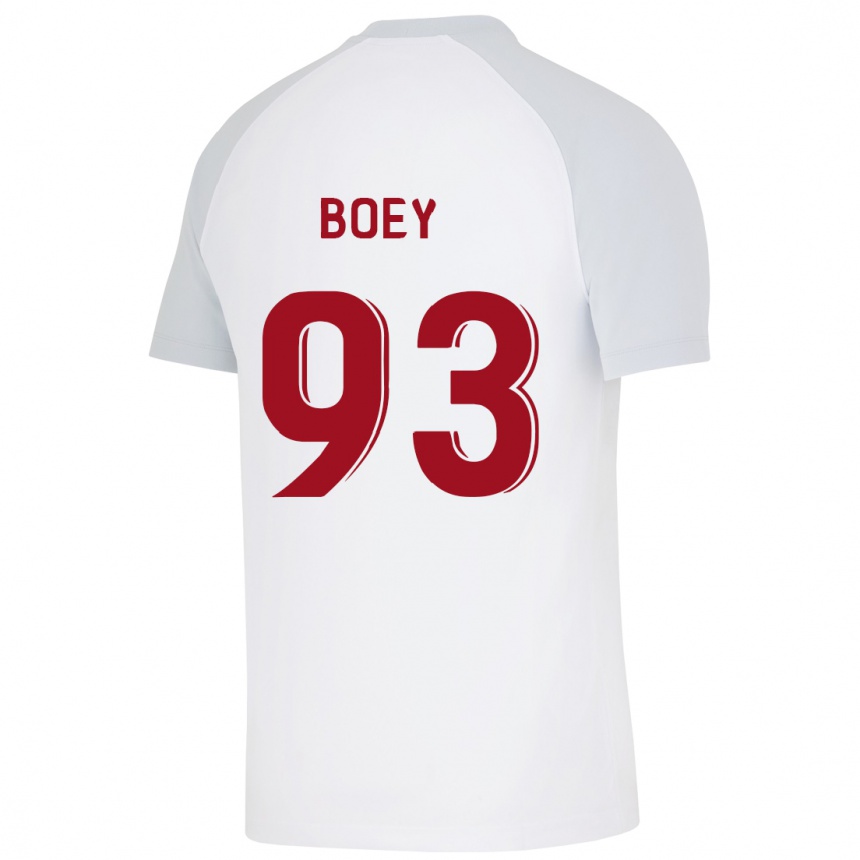 Niño Fútbol Camiseta Sacha Boey #93 Blanco 2ª Equipación 2023/24