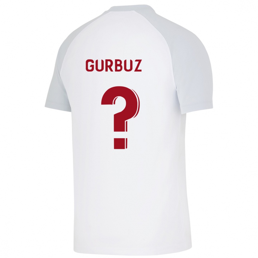 Niño Fútbol Camiseta Inanc Gürbüz #0 Blanco 2ª Equipación 2023/24