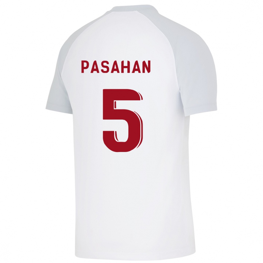 Niño Fútbol Camiseta Eren Pasahan #5 Blanco 2ª Equipación 2023/24