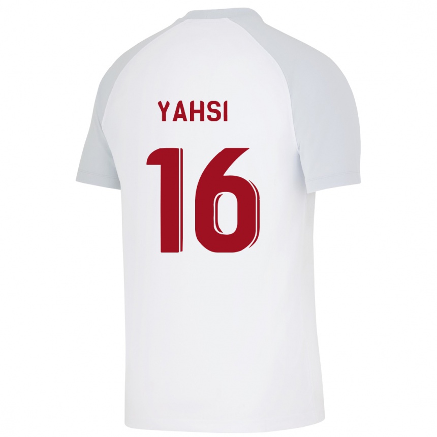 Niño Fútbol Camiseta Ismail Yahsi #16 Blanco 2ª Equipación 2023/24