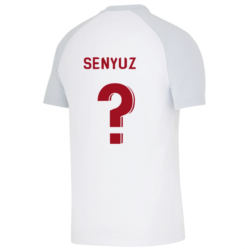 Niño Fútbol Camiseta Kerem Senyüz #0 Blanco 2ª Equipación 2023/24