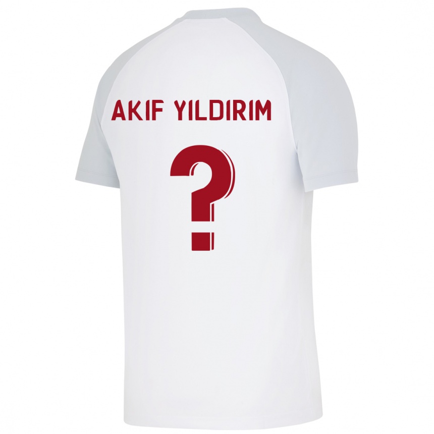 Niño Fútbol Camiseta Mehmet Akif Yıldırım #0 Blanco 2ª Equipación 2023/24