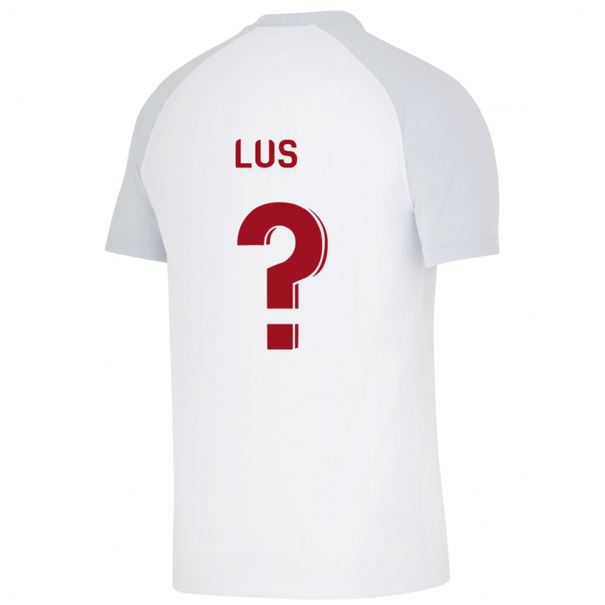 Niño Fútbol Camiseta Berat Lus #0 Blanco 2ª Equipación 2023/24