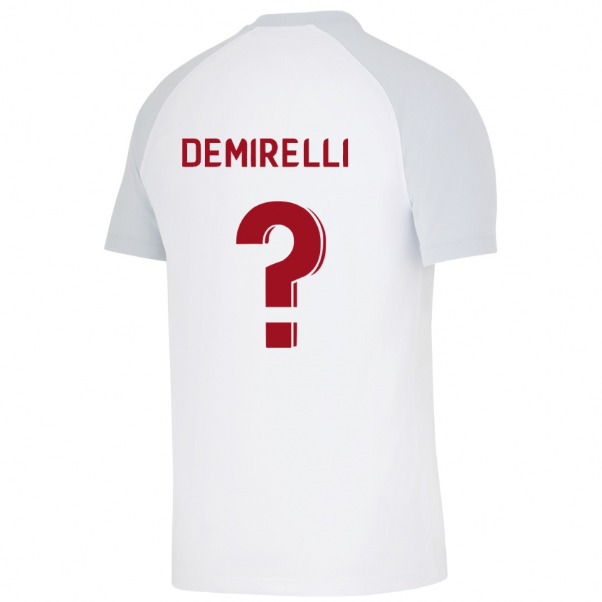 Niño Fútbol Camiseta Ahmet Demirelli #0 Blanco 2ª Equipación 2023/24