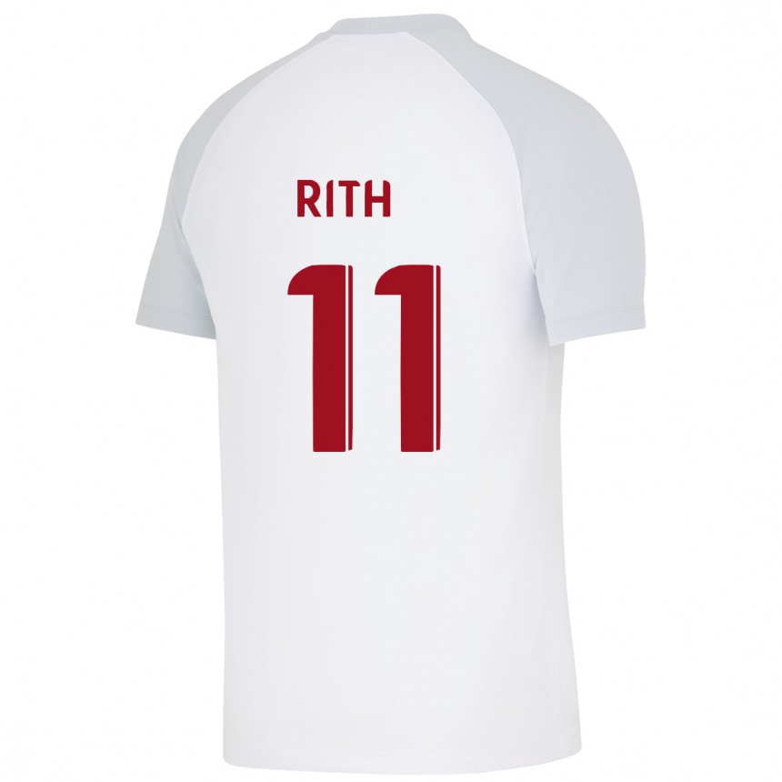 Niño Fútbol Camiseta Monique Rith #11 Blanco 2ª Equipación 2023/24