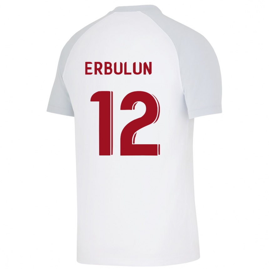Niño Fútbol Camiseta Helin Erbulun #12 Blanco 2ª Equipación 2023/24