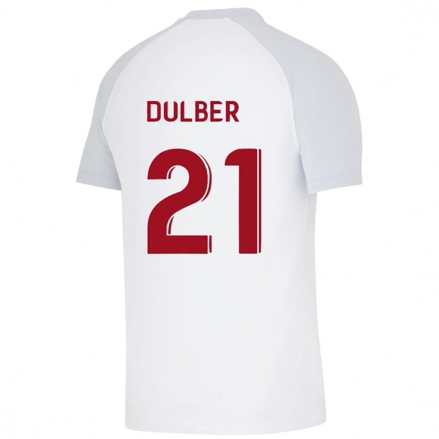 Niño Fútbol Camiseta Didem Dülber #21 Blanco 2ª Equipación 2023/24