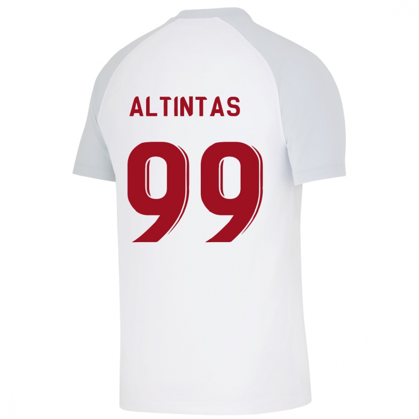 Niño Fútbol Camiseta Benan Altıntaş #99 Blanco 2ª Equipación 2023/24