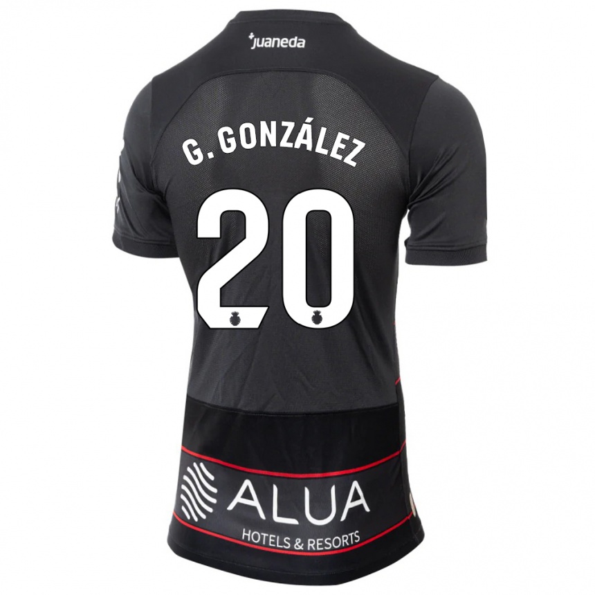 Niño Fútbol Camiseta Giovanni González #20 Negro 2ª Equipación 2023/24