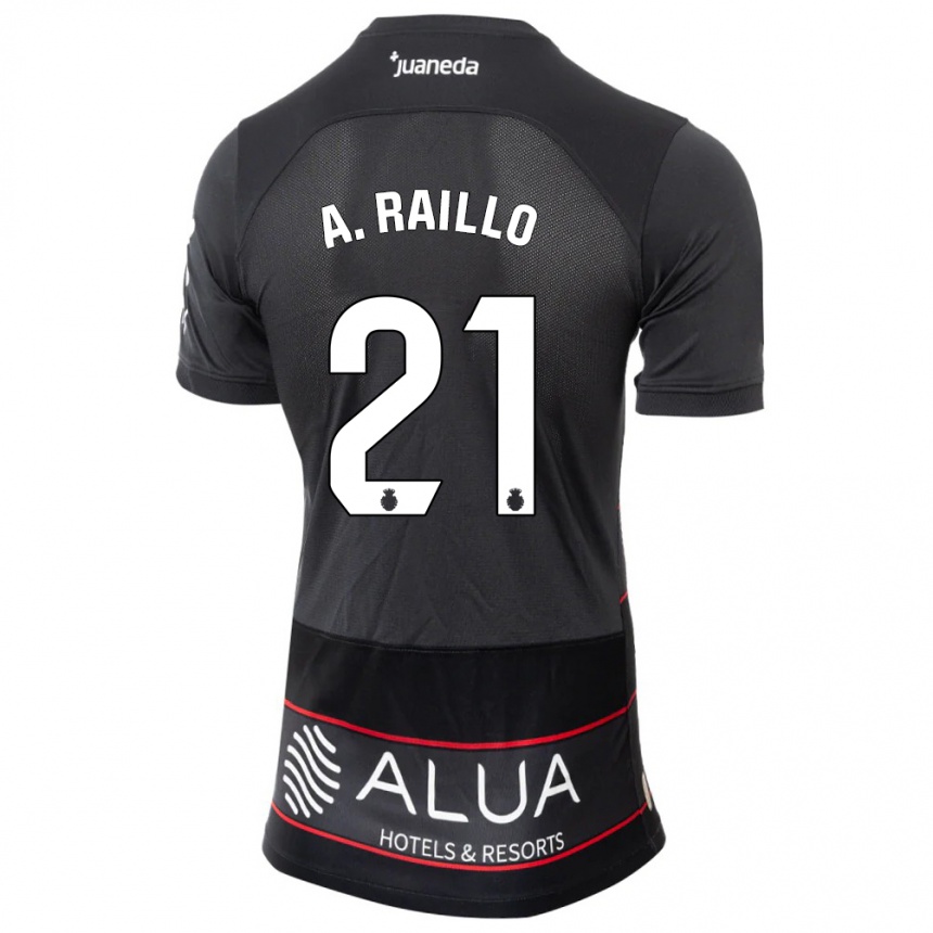 Niño Fútbol Camiseta Antonio Raíllo #21 Negro 2ª Equipación 2023/24