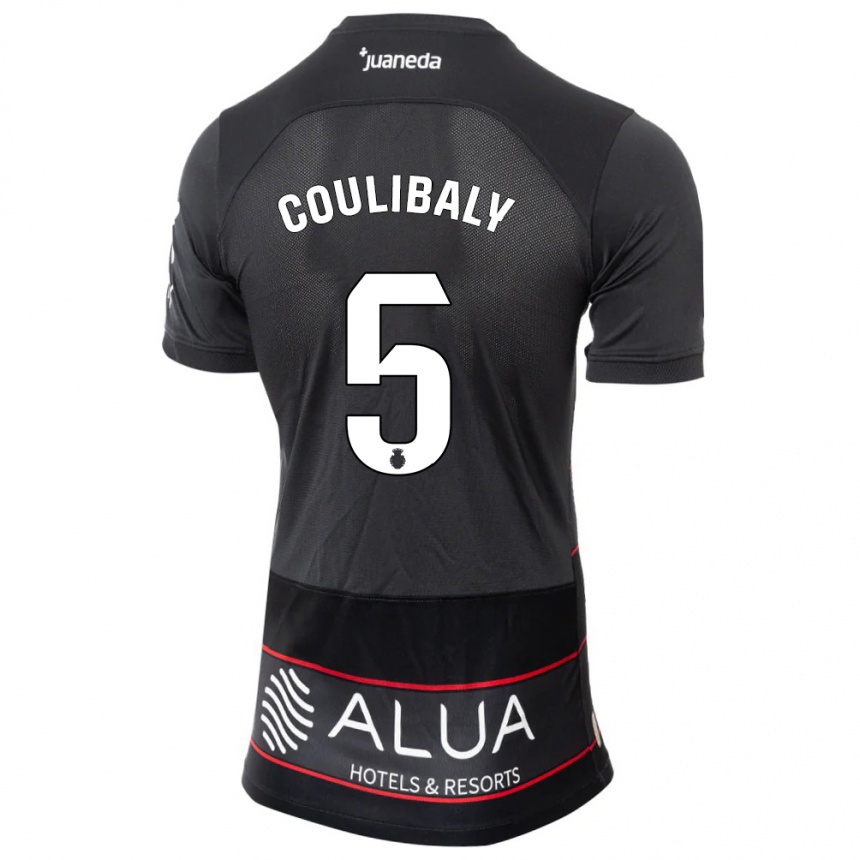 Niño Fútbol Camiseta Habib Anas Coulibaly #5 Negro 2ª Equipación 2023/24