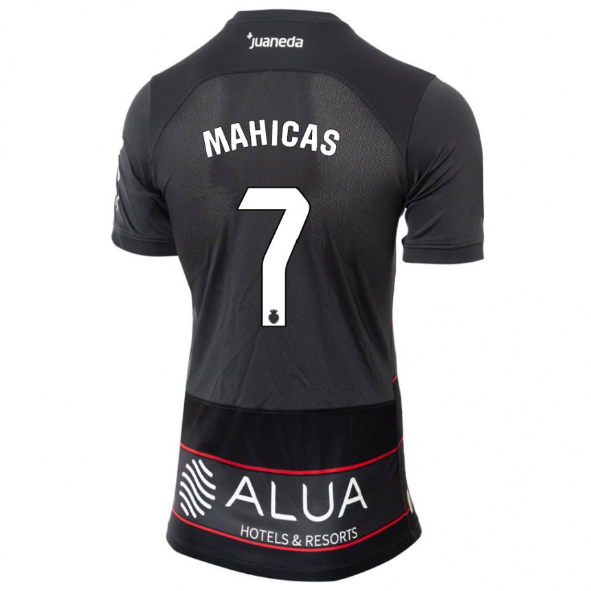 Niño Fútbol Camiseta Julián Mahicas #7 Negro 2ª Equipación 2023/24