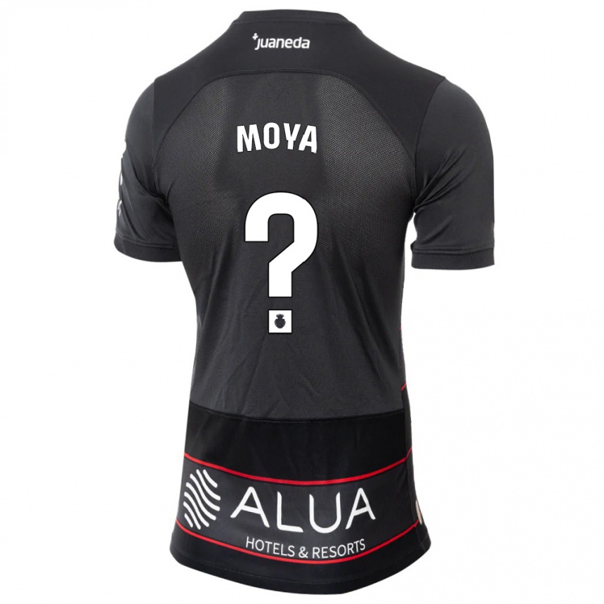 Niño Fútbol Camiseta Pablo Moyá #0 Negro 2ª Equipación 2023/24