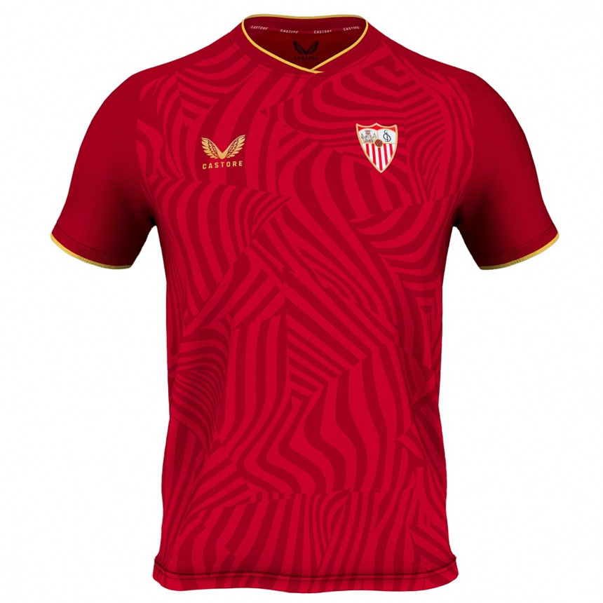 Niño Fútbol Camiseta José Castillo #22 Rojo 2ª Equipación 2023/24