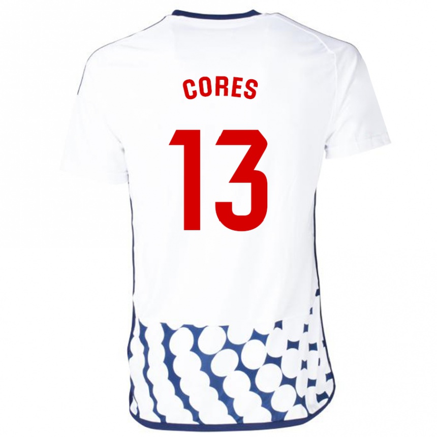 Niño Fútbol Camiseta Christian Cores #13 Blanco 2ª Equipación 2023/24