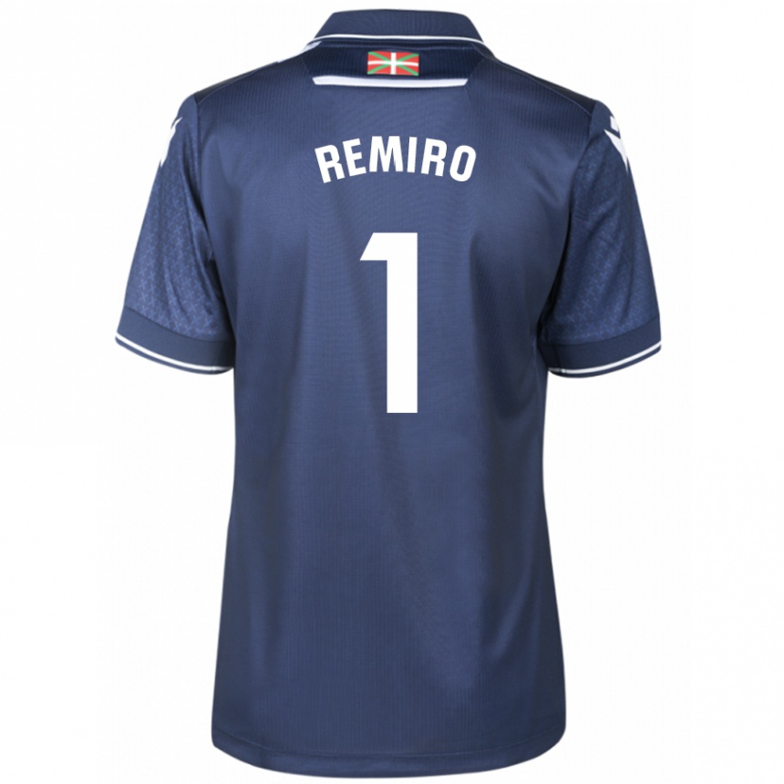 Niño Fútbol Camiseta Álex Remiro #1 Armada 2ª Equipación 2023/24