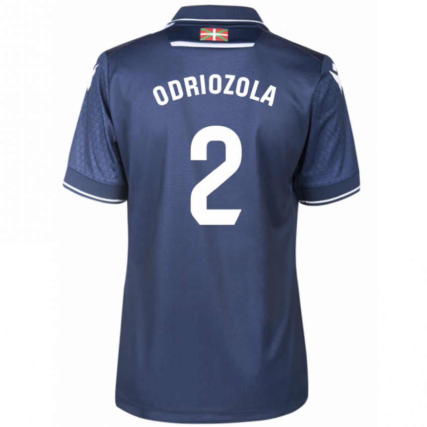Niño Fútbol Camiseta Alvaro Odriozola #2 Armada 2ª Equipación 2023/24