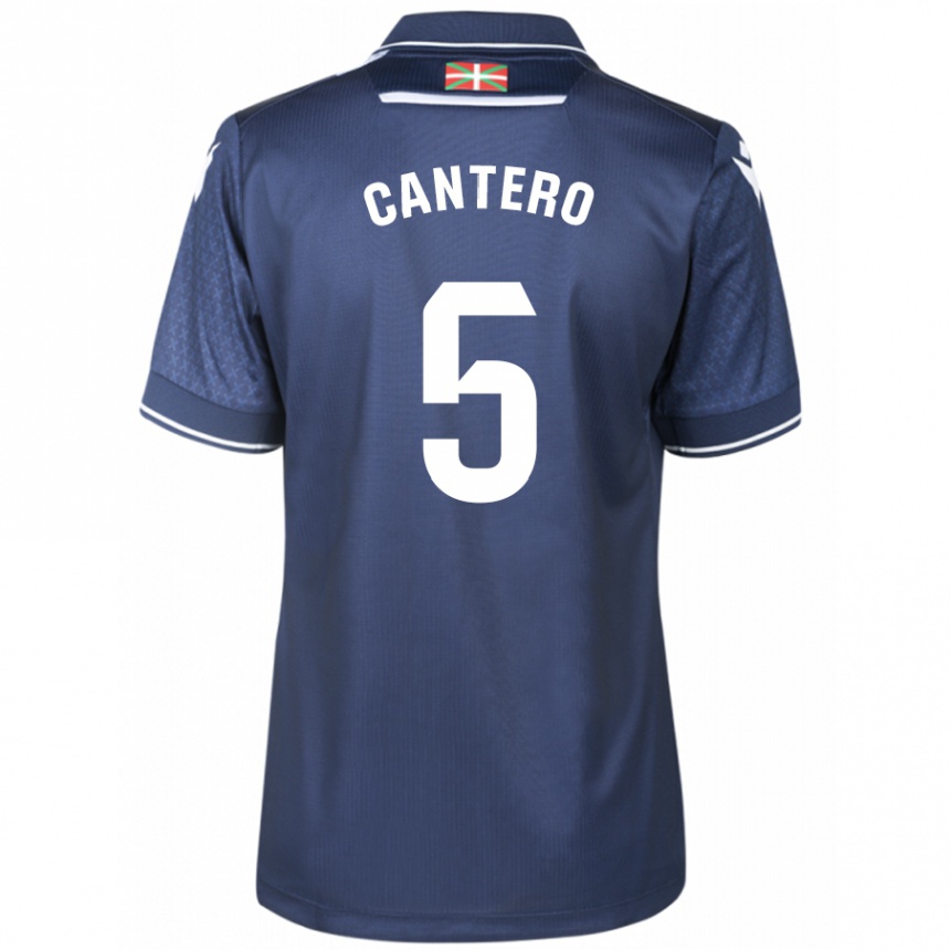 Niño Fútbol Camiseta Yago Cantero #5 Armada 2ª Equipación 2023/24