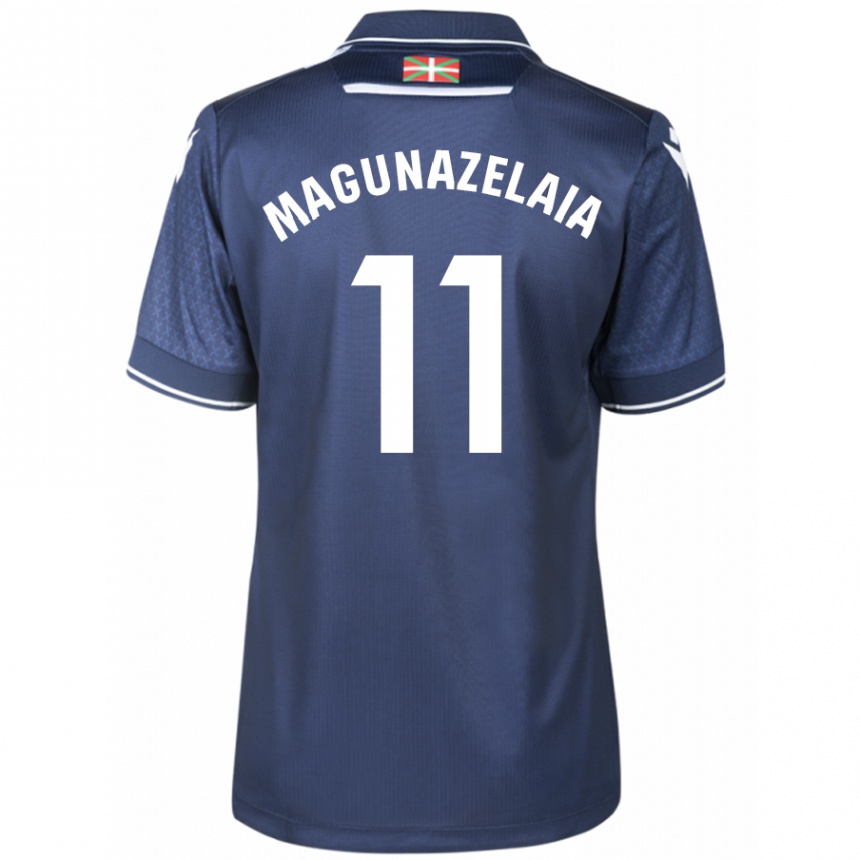 Niño Fútbol Camiseta Jon Magunazelaia #11 Armada 2ª Equipación 2023/24