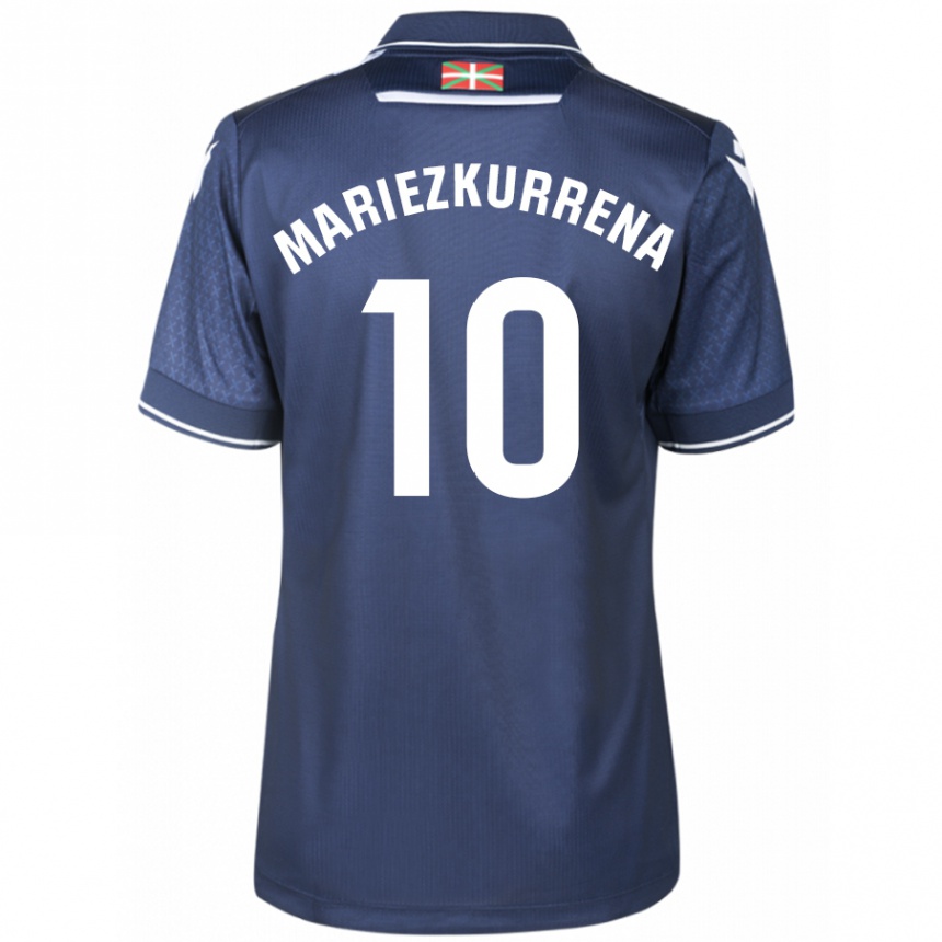 Niño Fútbol Camiseta Arkaitz Mariezkurrena #10 Armada 2ª Equipación 2023/24