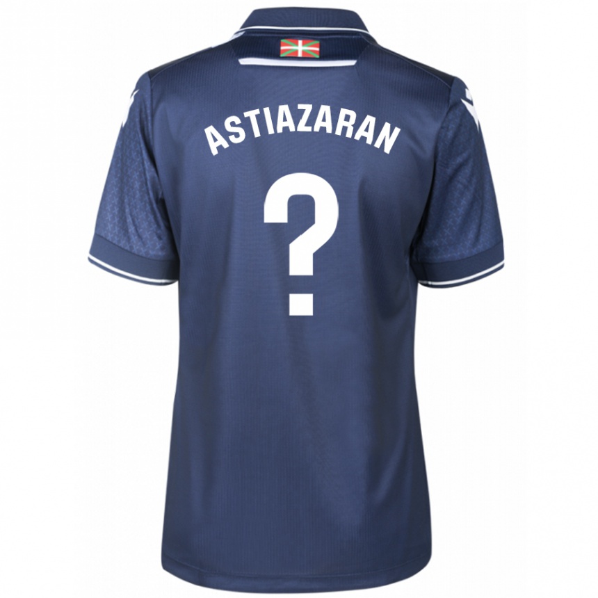 Niño Fútbol Camiseta Lander Astiazaran #0 Armada 2ª Equipación 2023/24