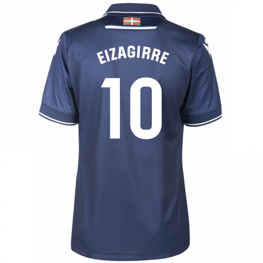 Niño Fútbol Camiseta Nerea Eizagirre Lasa #10 Armada 2ª Equipación 2023/24