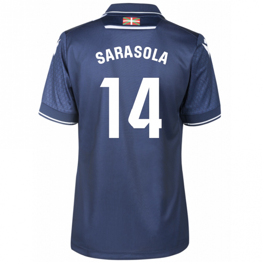 Niño Fútbol Camiseta Izarne Sarasola Beain #14 Armada 2ª Equipación 2023/24