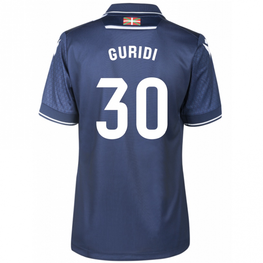 Niño Fútbol Camiseta Elene Guridi Mesonero #30 Armada 2ª Equipación 2023/24