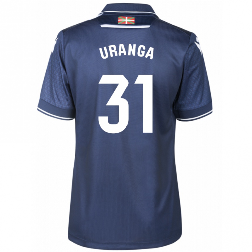 Niño Fútbol Camiseta Haizea Uranga Agirre #31 Armada 2ª Equipación 2023/24