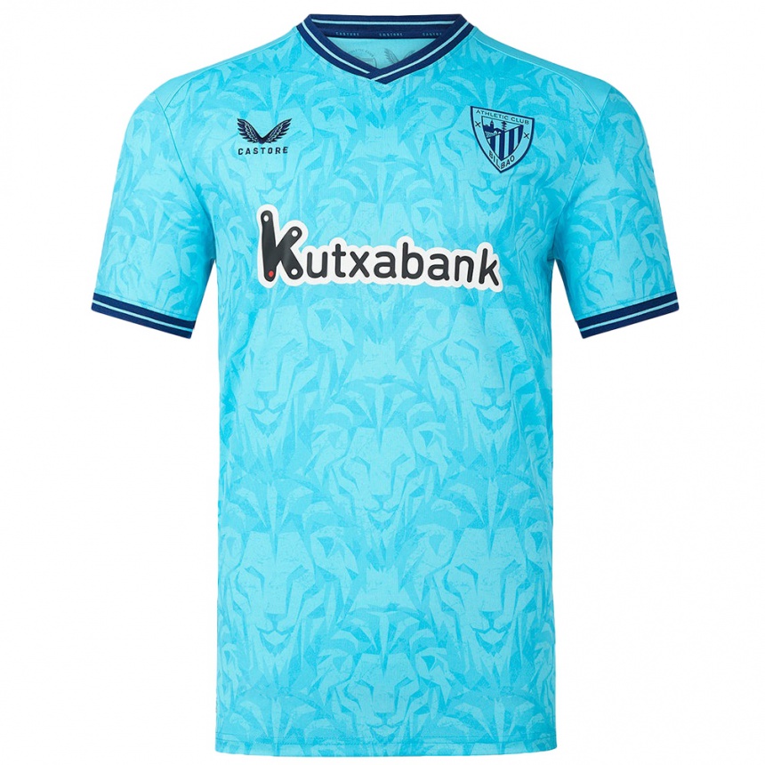 Niño Fútbol Camiseta Clara Pinedo Castresana #15 Cielo Azul 2ª Equipación 2023/24