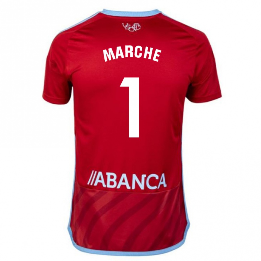 Niño Fútbol Camiseta Agustín Marchesín #1 Rojo 2ª Equipación 2023/24