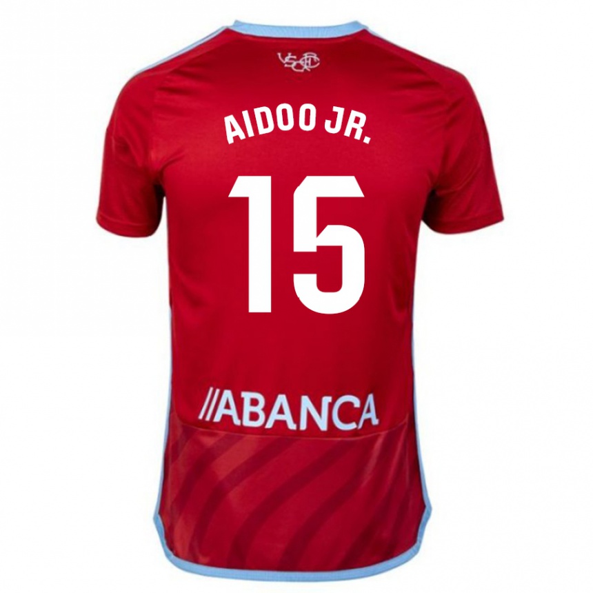 Niño Fútbol Camiseta Joseph Aidoo #15 Rojo 2ª Equipación 2023/24