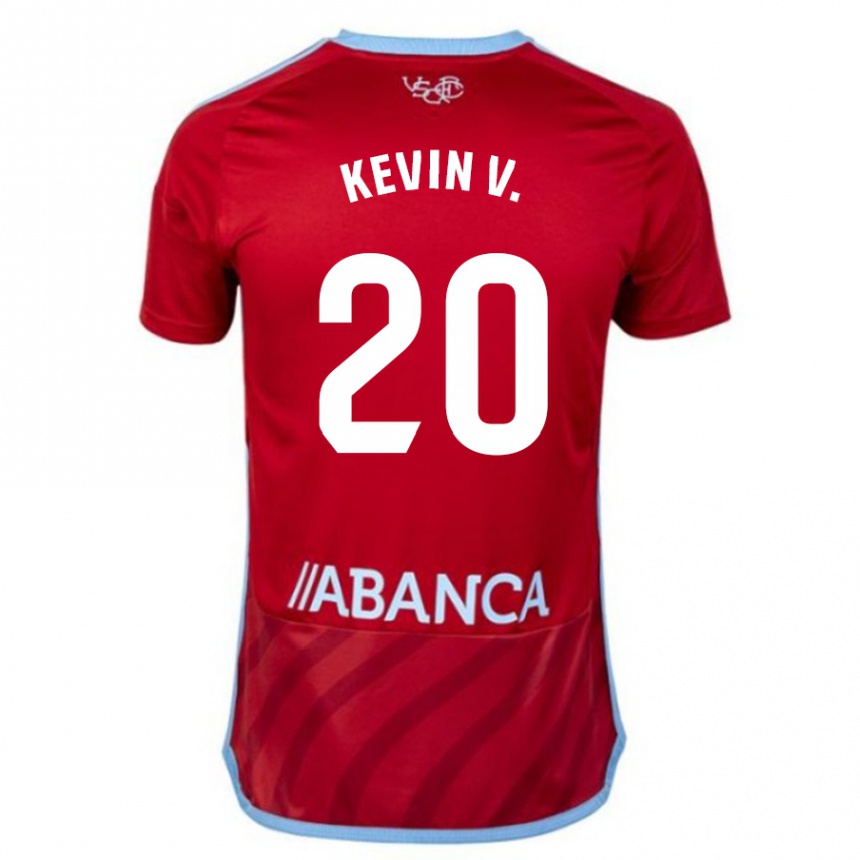 Niño Fútbol Camiseta Kevin Vázquez #20 Rojo 2ª Equipación 2023/24