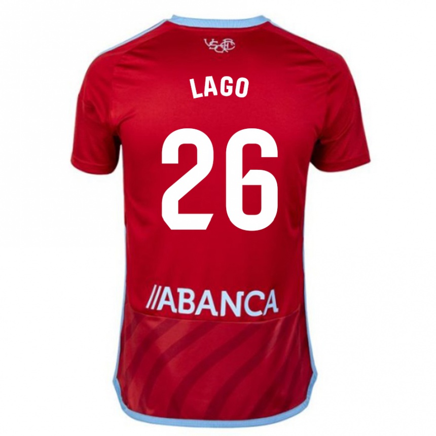 Niño Fútbol Camiseta Yoel Lago #26 Rojo 2ª Equipación 2023/24