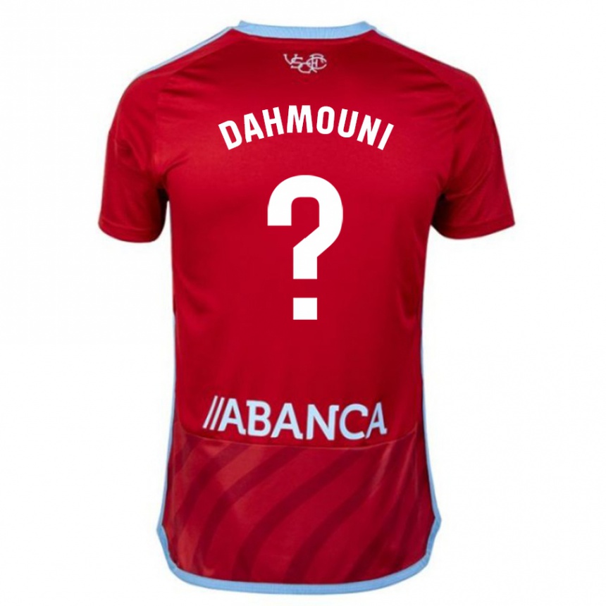 Niño Fútbol Camiseta Moha Dahmouni #0 Rojo 2ª Equipación 2023/24