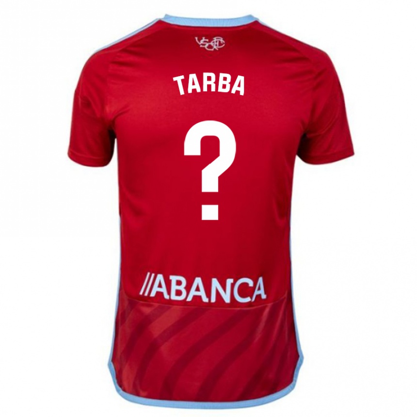 Niño Fútbol Camiseta Ianis Tarba #0 Rojo 2ª Equipación 2023/24