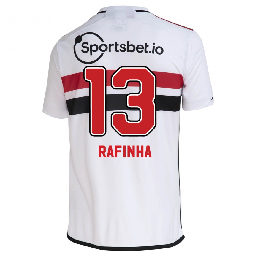 Hombre Fútbol Camiseta Rafinha #13 Blanco 1ª Equipación 2023/24