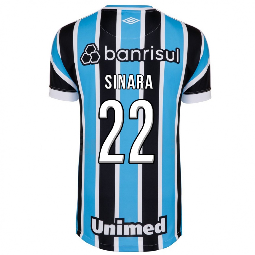 Hombre Fútbol Camiseta Sinara #22 Azul 1ª Equipación 2023/24
