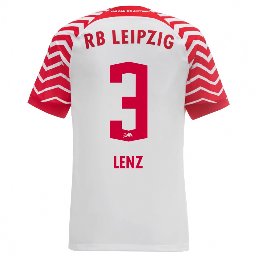 Hombre Fútbol Camiseta Christopher Lenz #3 Blanco 1ª Equipación 2023/24